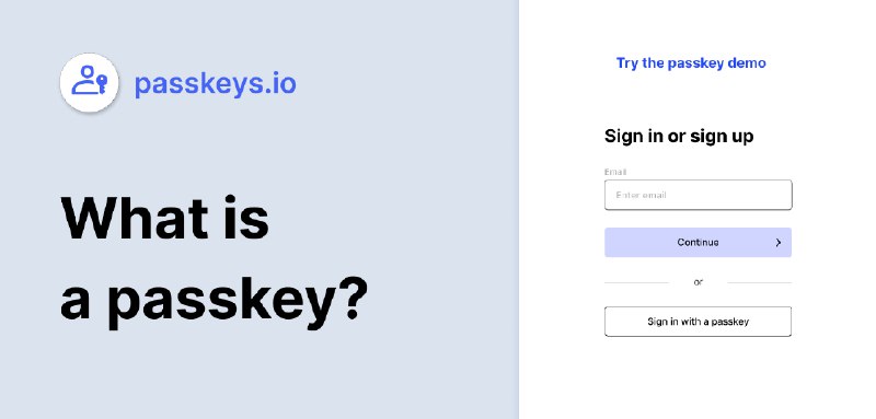 Passkeys.io – The Passkey Demo