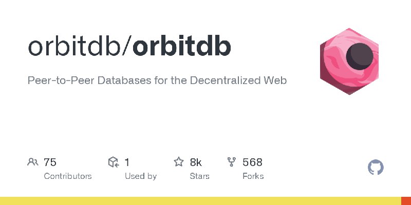 GitHub - orbitdb/orbitdb: Peer-to-Peer Databases for the Decentralized Web