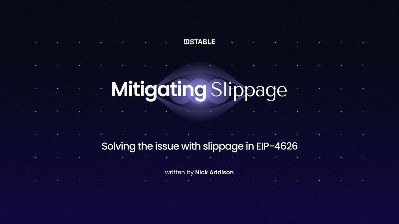 Solving the issue with slippage in EIP-4626