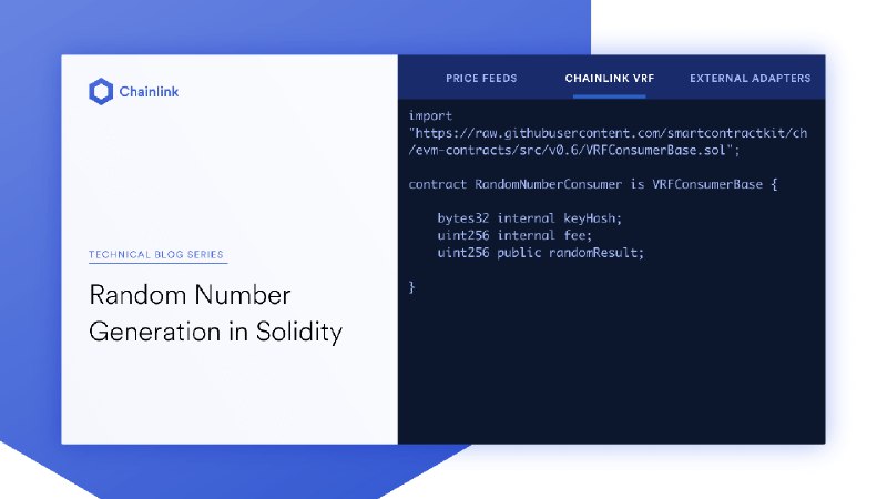 How To Get a Random Number in Solidity | Chainlink Blog