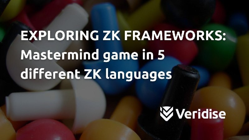 Exploring ZK frameworks: Mastermind game in 5 different ZK languages