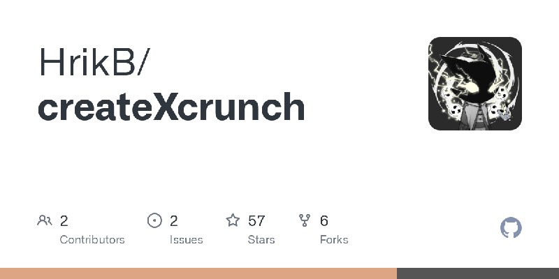 GitHub - HrikB/createXcrunch
