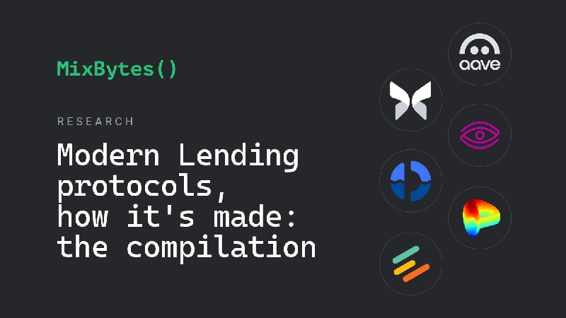 Modern Lending protocols, how it's made: the compilation