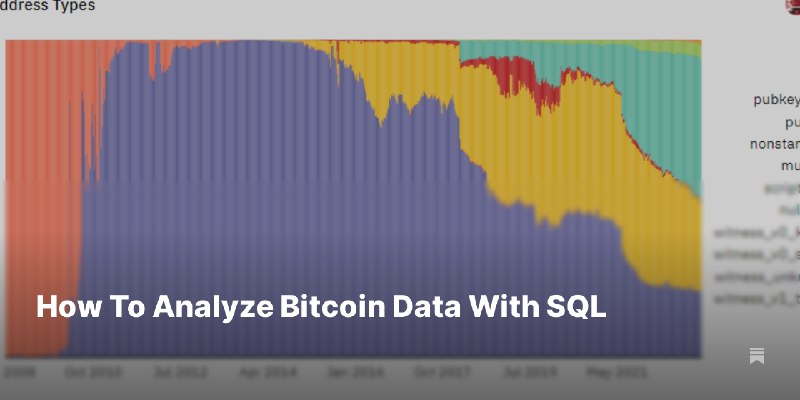 How To Analyze Bitcoin Data With SQL