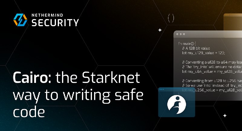 Cairo: the Starknet way to writing safe code