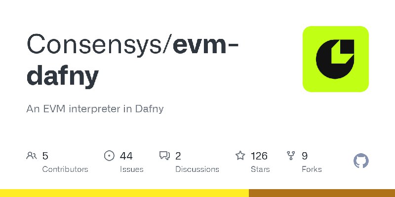 GitHub - Consensys/evm-dafny: An EVM interpreter in Dafny