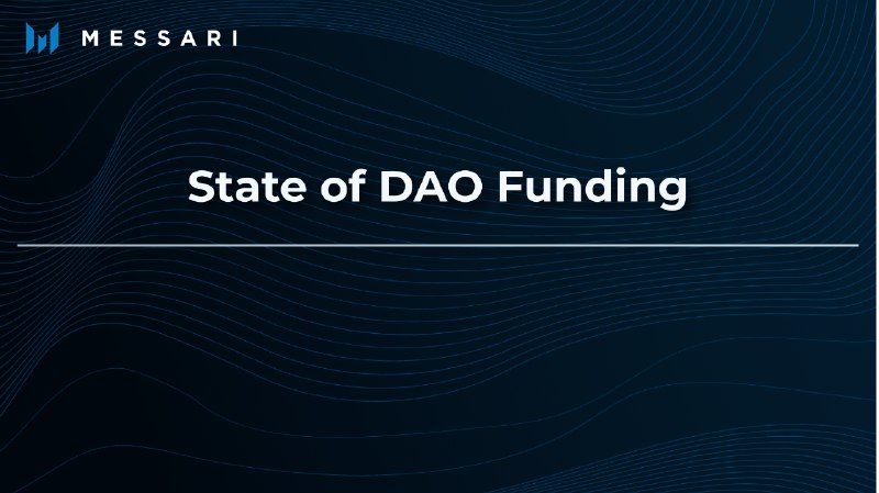 State of DAO Funding