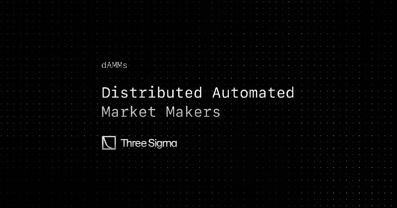 Distributed Automated Market Makers (dAMMs)