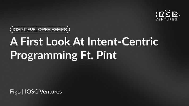 A First Look at Intent-Centric Programming ft. Pint