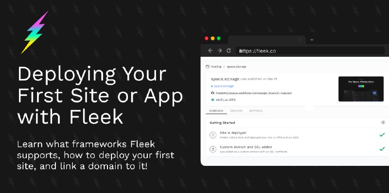 Deploying Your First Website With Fleek!  - Fleek Blog