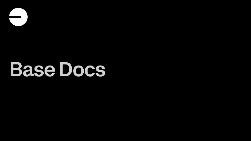 Base | Docs