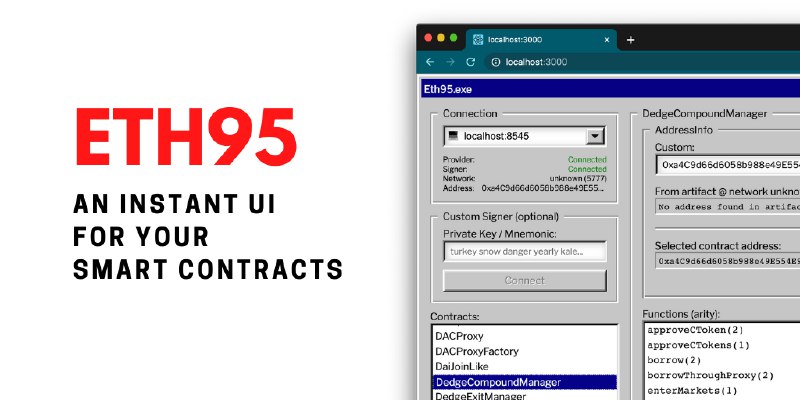 Eth95.exe | An Instant UI for Smart Contracts