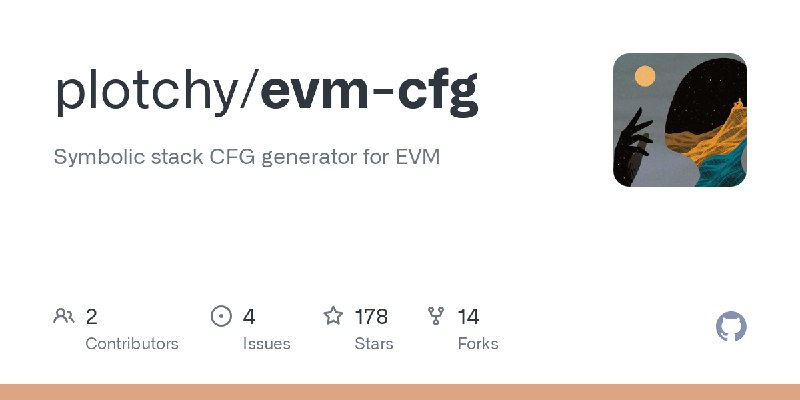 GitHub - plotchy/evm-cfg: Symbolic stack CFG generator for EVM