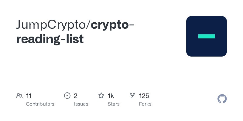 GitHub - JumpCrypto/crypto-reading-list