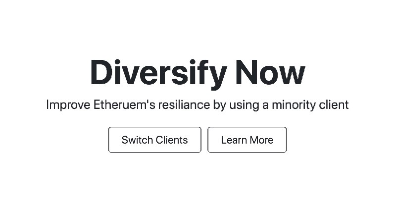 Client Diversity | Ethereum